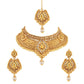Traditional Gold Plated Choker Style Necklace Set