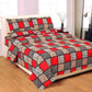 Ravishing Poly Cotton Printed Double Bedsheet with 2 Pillow Covers