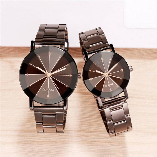 Exclusive Metal Couple Watch