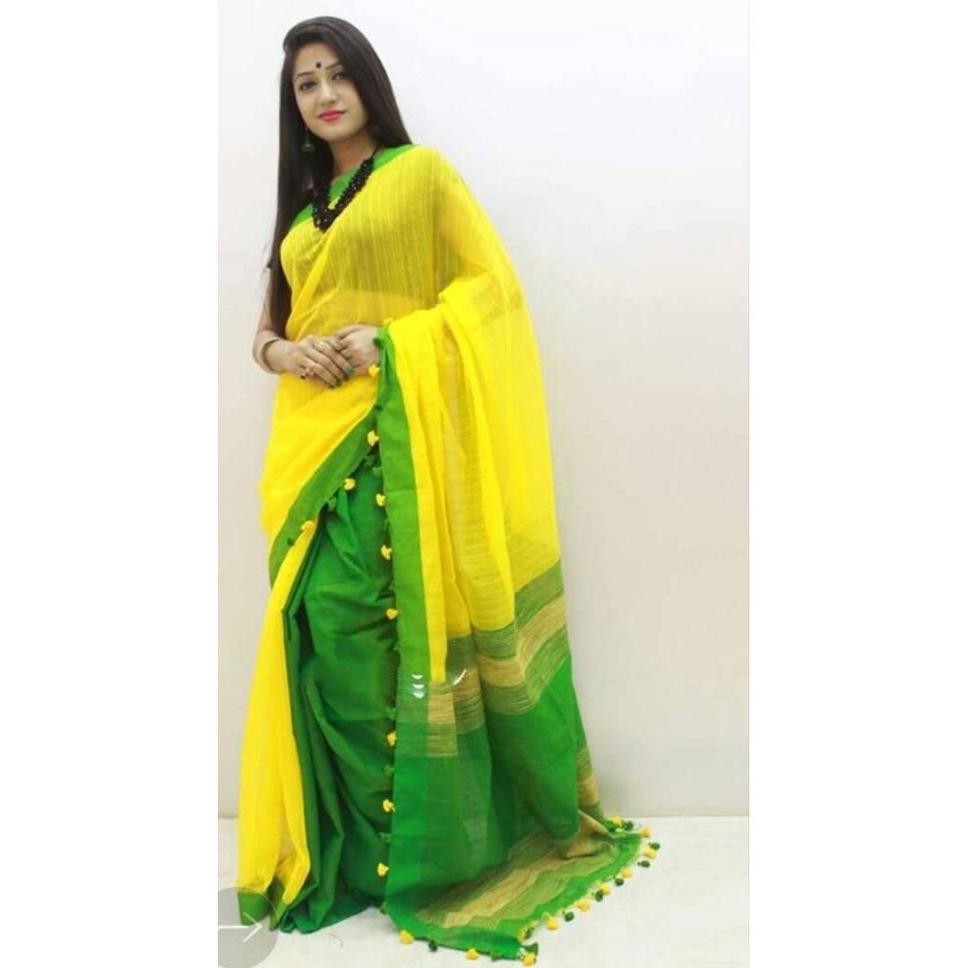 Amazing Handloom Cotton Silk Saree
