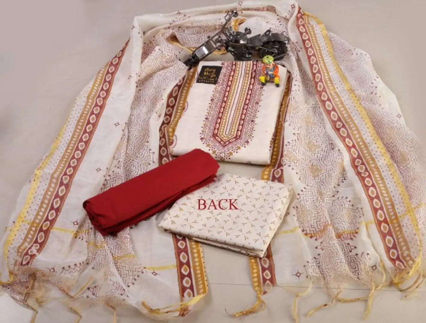 Alluring Khaadhi Cotton Salwar Suit Dress Material