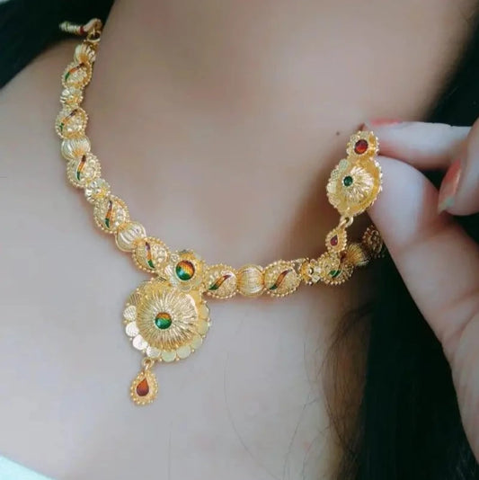 Classic Gold Plated Jewellery Set