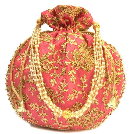 Designer Rajasthani Style Royal Silk Potli