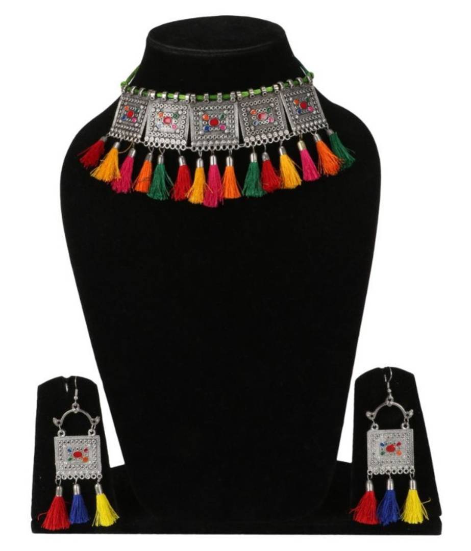 Traditional Afghani Antique Choker Necklace Set