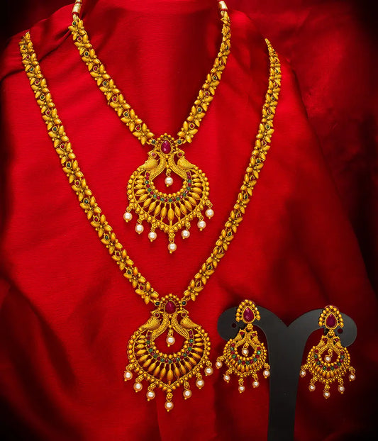 Designer Gold Plated Alloy Jewellery Set