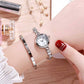 Stylish Silver Diamond Women's Watch