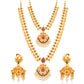 Adorable Alloy Gold Plated Pearl Jewellery Set
