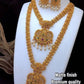 Stylish Alloy Gold Plated Pearl Work Jewellery Set