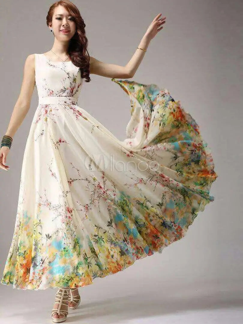 Fancy Georgette Printed Gown