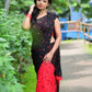 Pretty Georgette Printed Saree with Blouse Piece