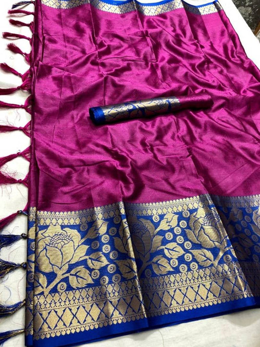 Lovely Cotton Silk Woven Saree