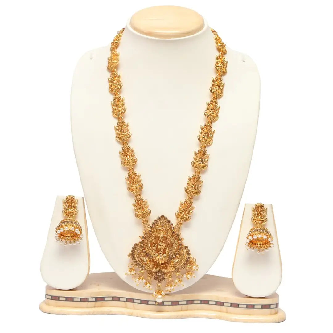 Laxmi Temple Alloy Jewellery Set
