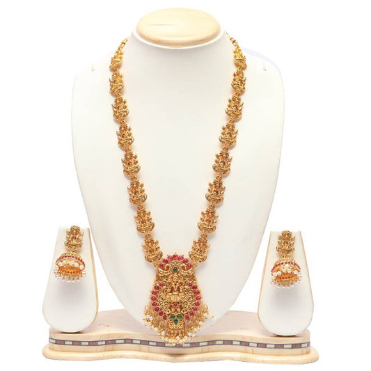 Laxmi Temple Alloy Jewellery Set