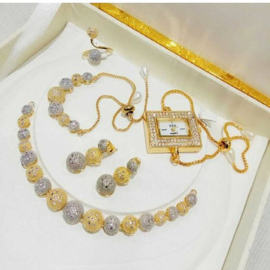 Designer Gold Plated Necklace Set Combo