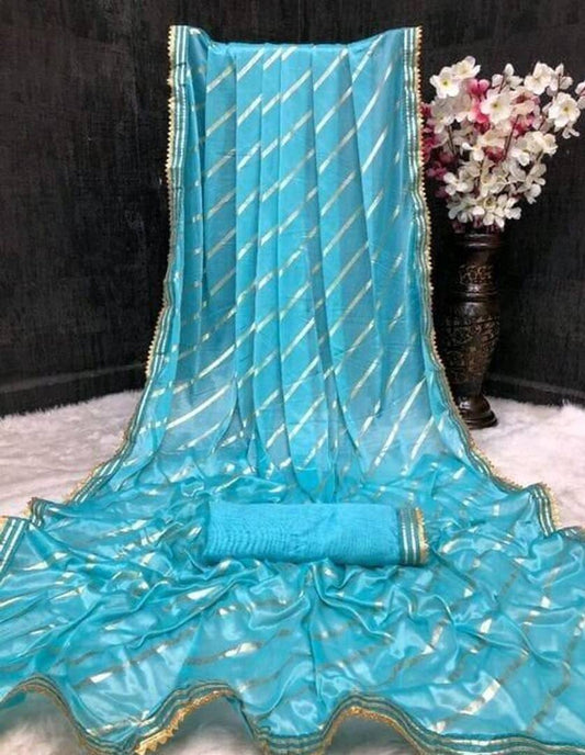Latest Beautiful Silk Blend Saree