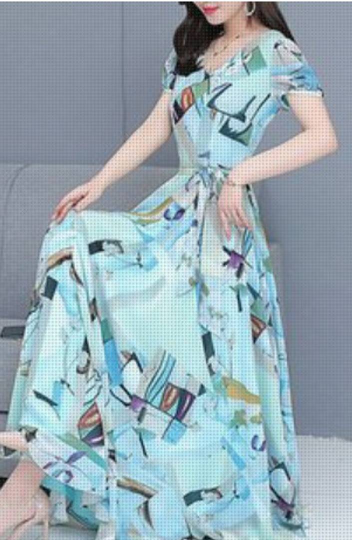 Beautiful Printed Crepe Dress