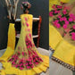 Wonderful Net Embroidered Saree