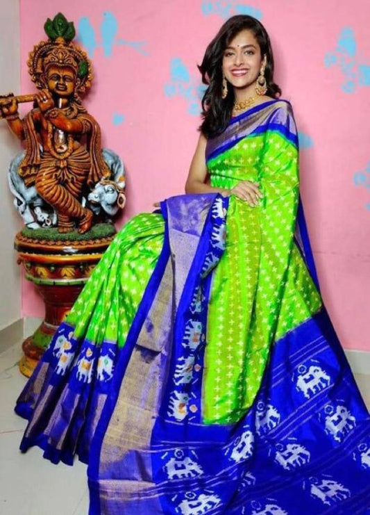 Sizzling Cotton Printed Saree with Blouse piece