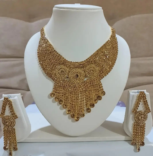 Unique Brass Jewellery Set