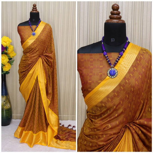 Elegant Cotton Silk Jacquard Saree