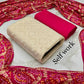 Authentic Silk With Panel Work Salwar Suit Dress Material