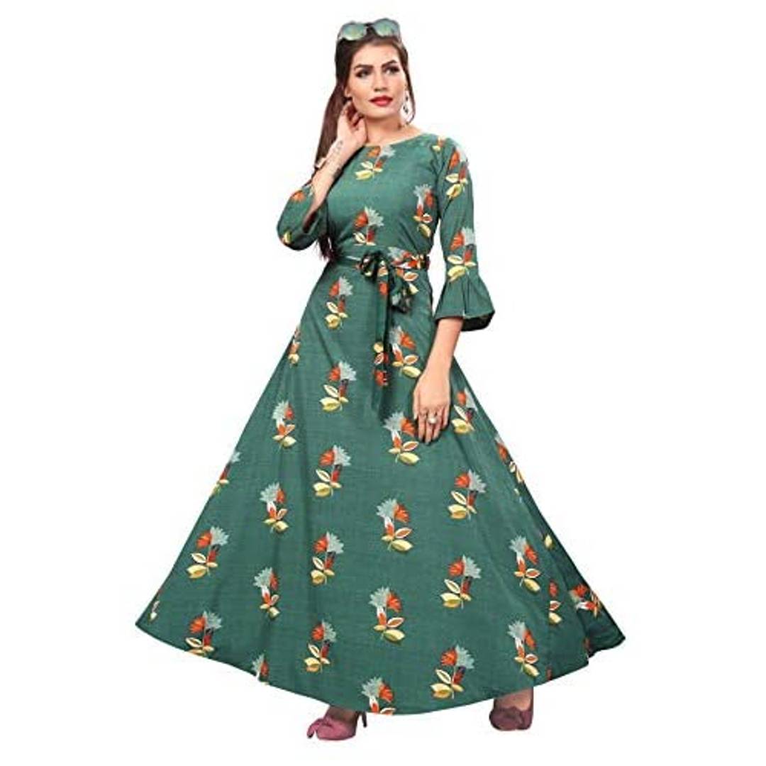 Fancy Crepe Anarkali Gown