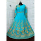 Exquisite Georgette Embroidered Gown