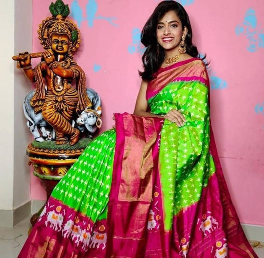 Sizzling Cotton Printed Saree with Blouse piece