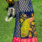 Incredible Chiffon Brasso Saree with Blouse Piece