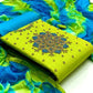 Elegant Chanderi Silk Hand Work Salwar Suit Dress Material