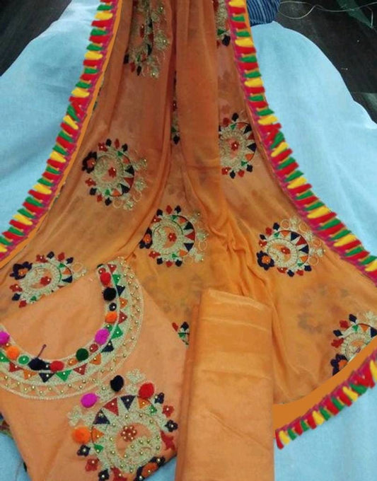 Traditional Cotton Embroidered Salwar Suit Dress Material