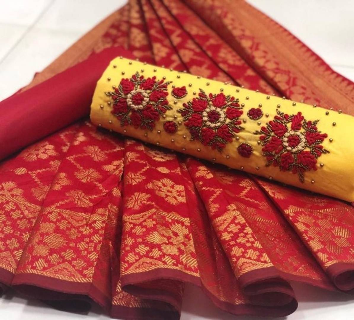 Stunning Jam Silk Soft Cotton Embroidered Salwar Suit Dress Material