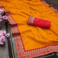 Attractive Saubhagyawati Art Silk Lace Border Saree