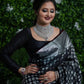 Trendy Banarasi Silk Saree with Blouse Piece