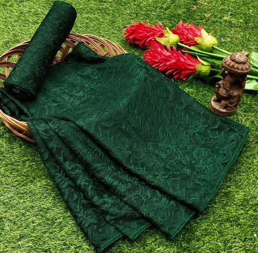 Classic Brasso Saree With Blouse Piece
