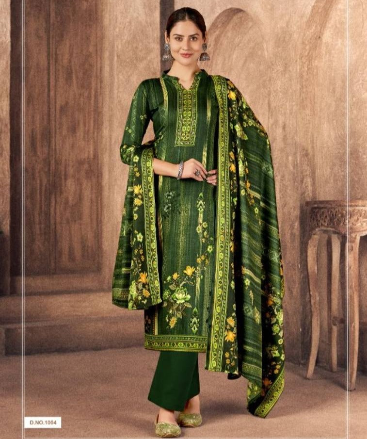 Charming Pashmina Spun Salwar Suit Dress Material