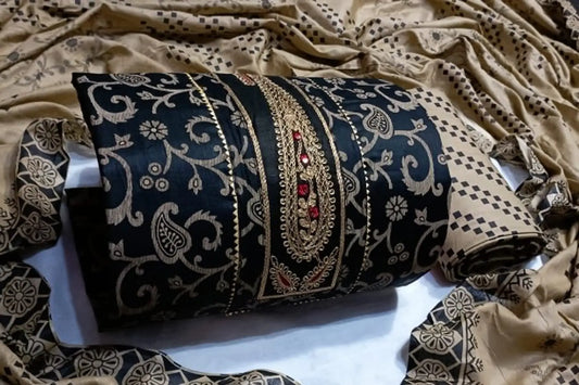 Feminine Cotton Printed Salwar Suit Dress Material
