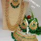 Twinkling Alloy Gold Plated Kundan Jewellery Set