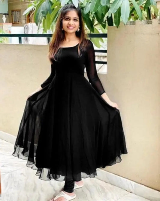 Attractive Georgette Gown