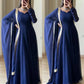 Attractive Georgette Gown With Dupatta