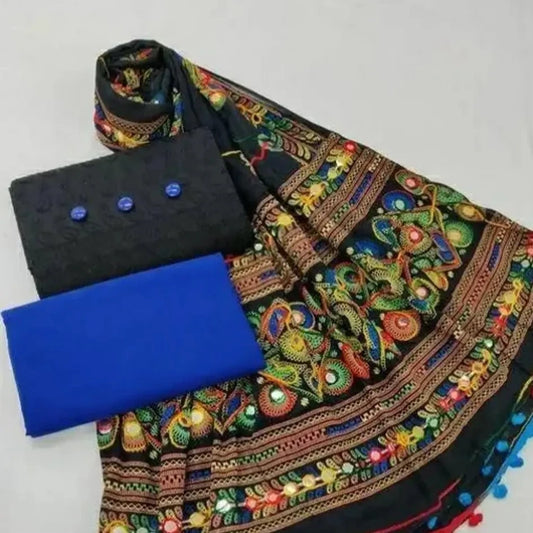 Marvellous Cotton Slub Salwar Suit Dress Material