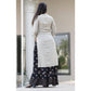Trendy Rayon Checked Kurta with Printed Skirt