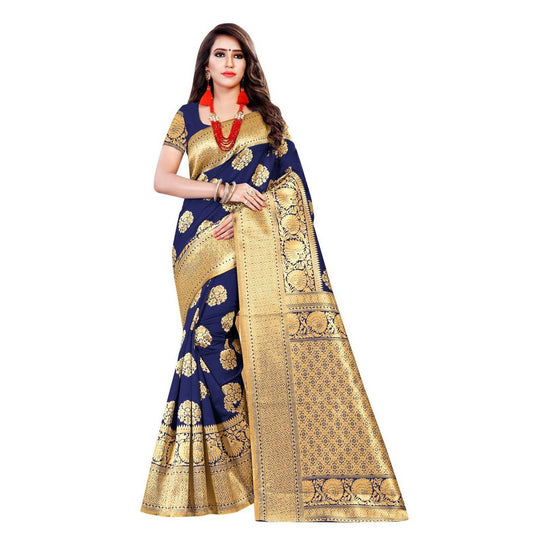 Elegant Kanjeevaram Silk Woven Design Saree