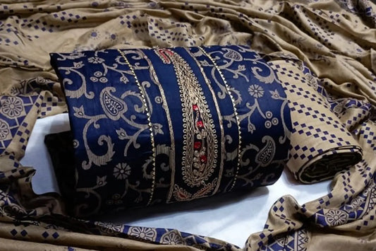 Feminine Cotton Printed Salwar Suit Dress Material