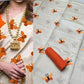 Butterfly Embroidered Zarna Silk Saree